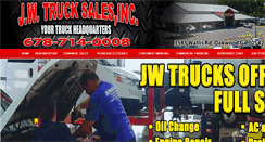 Desktop Screenshot of jwtrucksalesinc.com