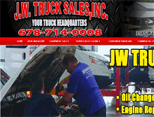 Tablet Screenshot of jwtrucksalesinc.com